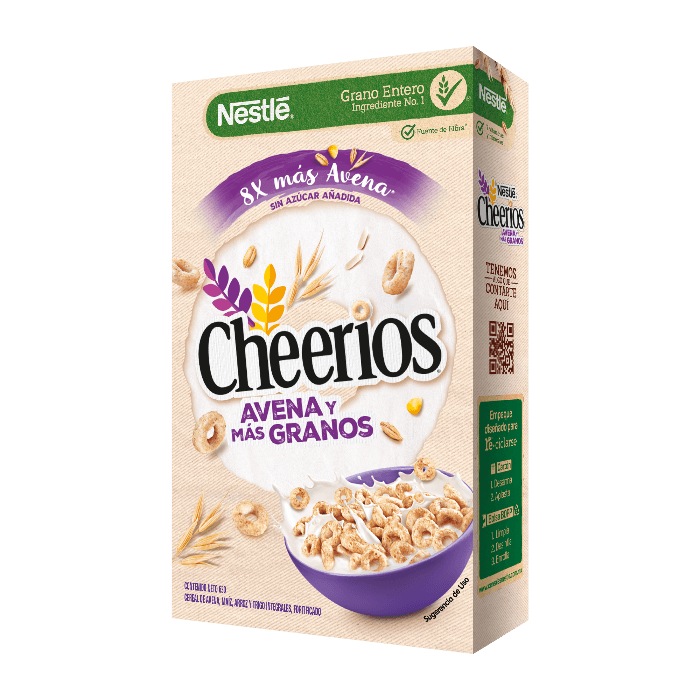 Cheerios Avena 4 Granos Cereal de avena para todos Cereales Nestlé